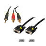 View Item PC Laptop to LCD Plasma TV Connection Kit Cable 15m 45'