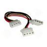 View Item Molex 2 way power splitter cable 1 x 5.25" to 2 x 5.25"