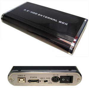 eSATA / USB 2.0 combo enclosure for IDE or SATA 3.5" HD Preview