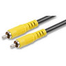 View Item Phono Male to Male Plug Cable Lead Video Coaxial 0.25m