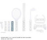 View Item 12 in 1 Sports Bundle for Wii Controller SL-3485-SWT