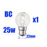 View Item Golf Ball Bulb Halogen 25w=40w Bayonet Cap BC B22 x 1