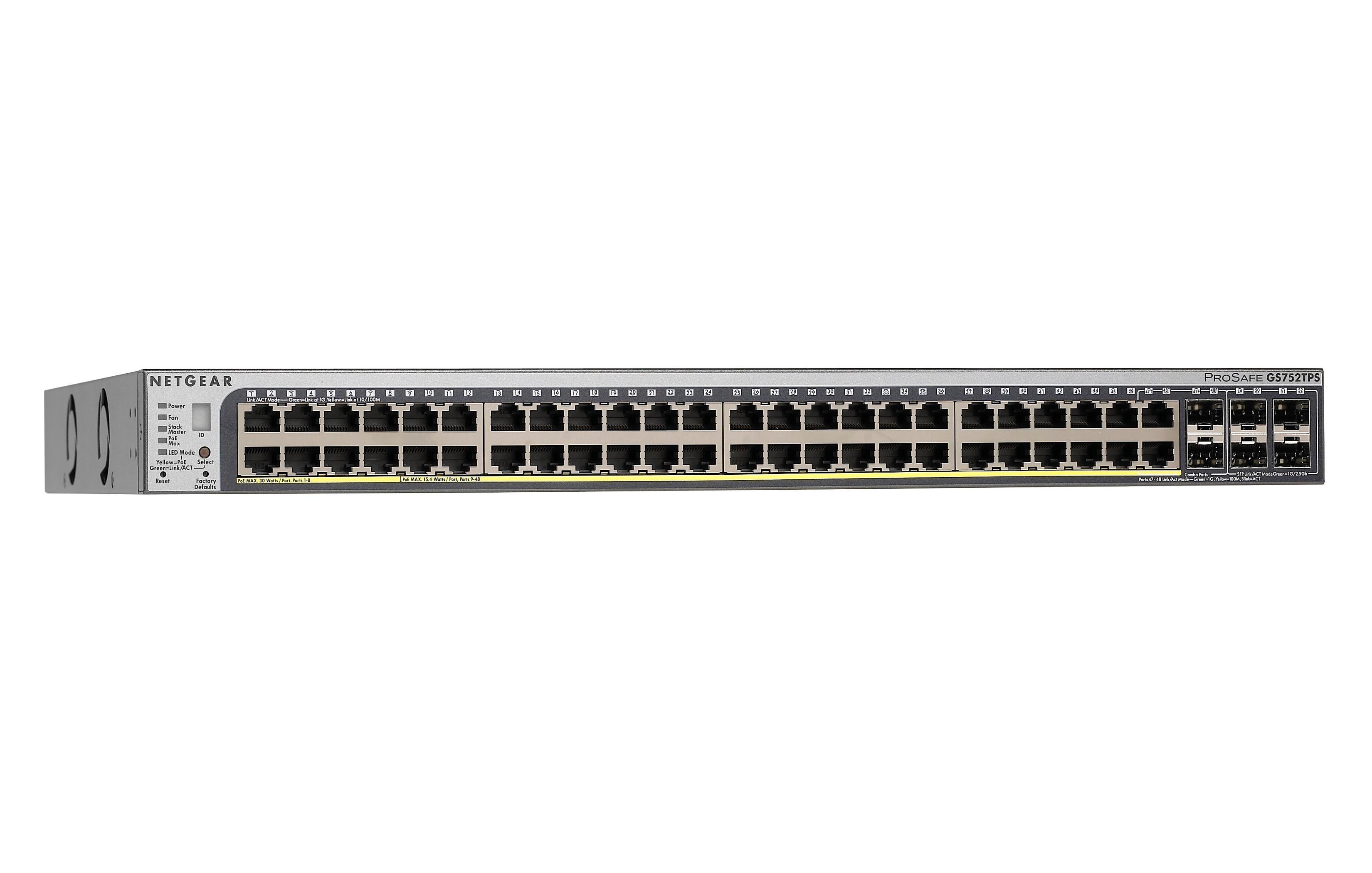 GS728TP 100EUS Netgear Prosafe 28 Port Gigabit POE Smart Switch eBay
