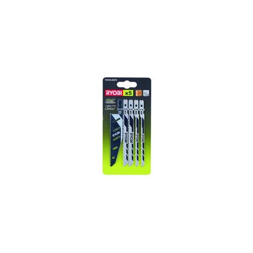 RAK05JSBFC Ryobi Jigsaw Blade Set 5Pc