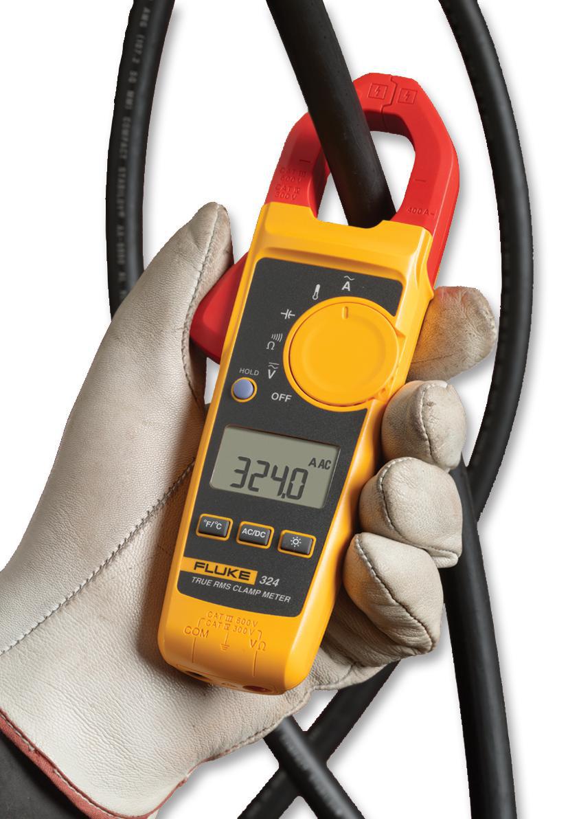 Fluke FLUKE324 400a Handheld Digital True Rms Clamp Meter Backlight