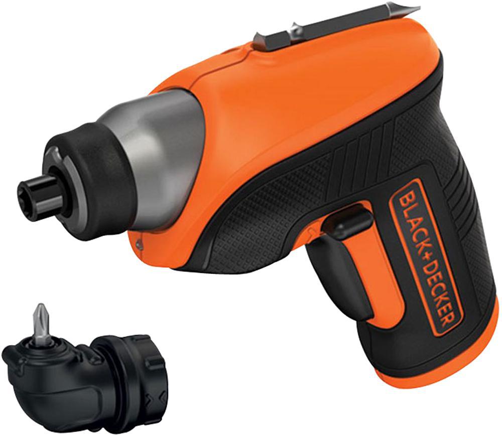 Black & Decker CS3652LCGB 3.6v Screwdriver+right Angle Attachment