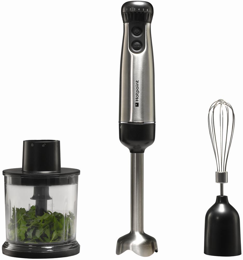 Hotpoint HB0703AX0UK 700w 3in1 Hand Blender Stainless Steel