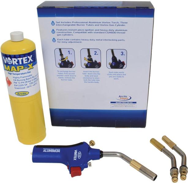 VT3GBOXM Vortex Brazing Torch Kit & Mapx Gas eBay