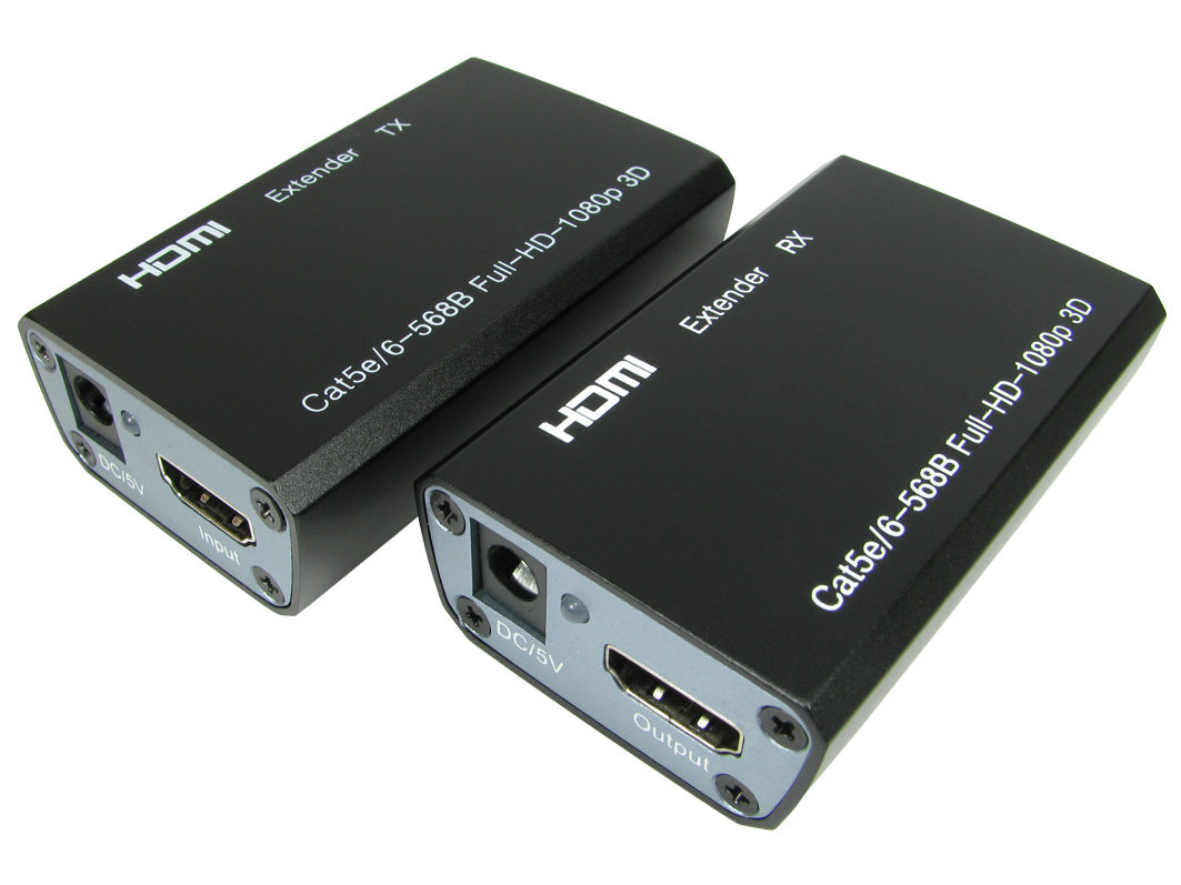 Hdmi over cat 5e/cat 6 extender with 3d 50mtr eBay