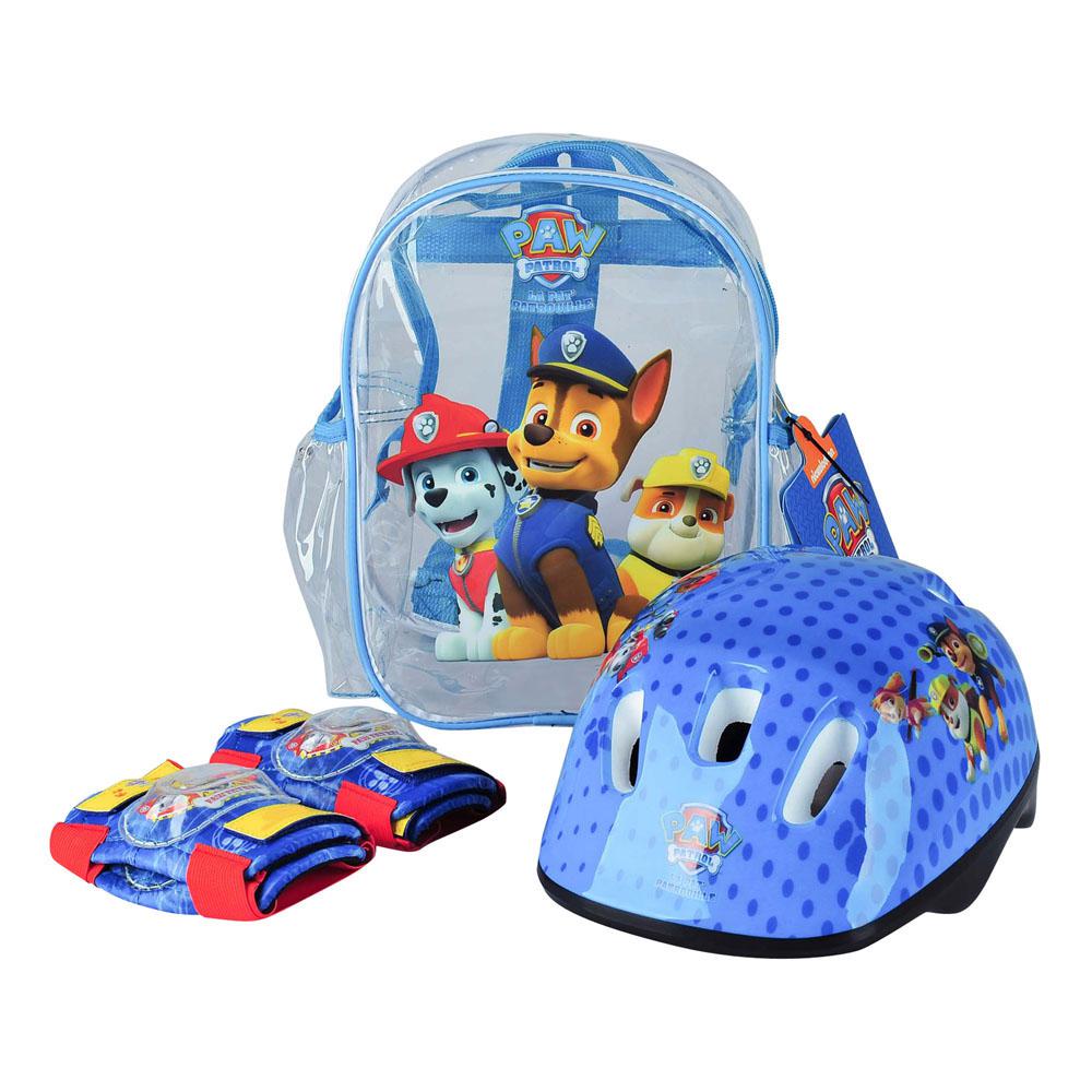 PAW PATROL Helmet, Knee Pads, Elbow Pads & Bag Protection Pack (OPAW004