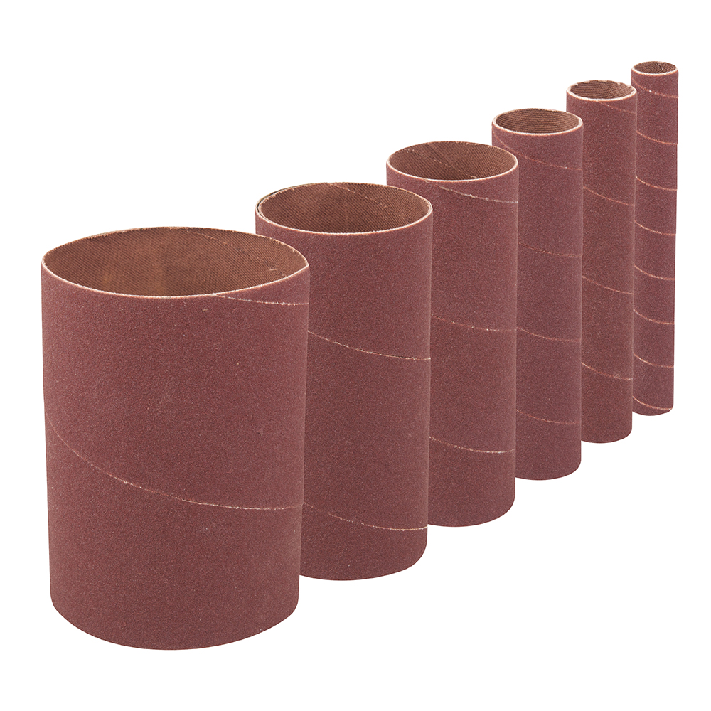T1164 114mm Bobbin Sleeves Set 6 ack 80 Grit Sanding Drum Sanding eBay