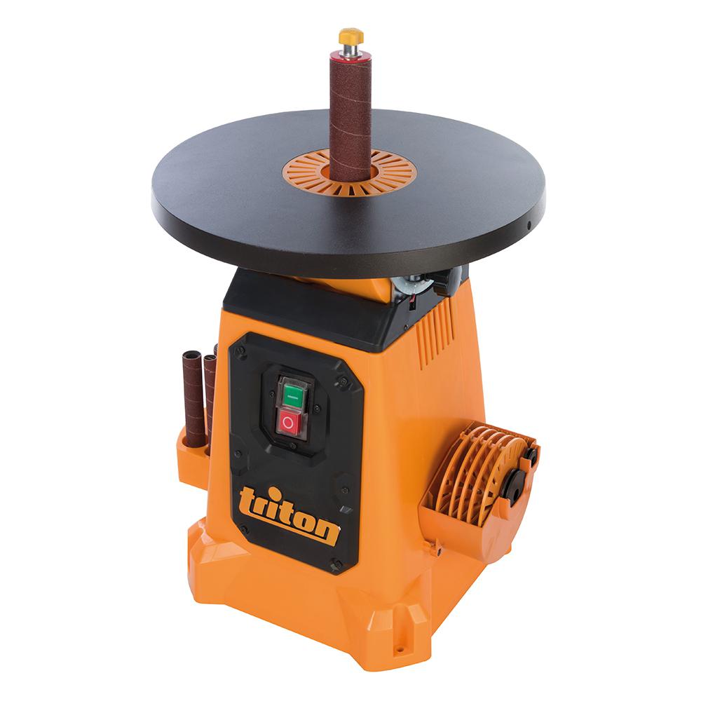 Triton 350W Oscillating Tilting Table Spindle Sander 380mm TSPS370 eBay