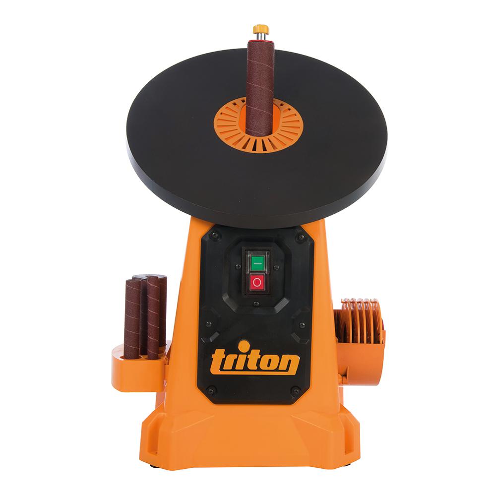 Triton 350W Oscillating Tilting Table Spindle Sander 380mm TSPS370 eBay