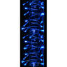 View Item 100 x Blue Static LED Christmas Lights 7.5m Decoration