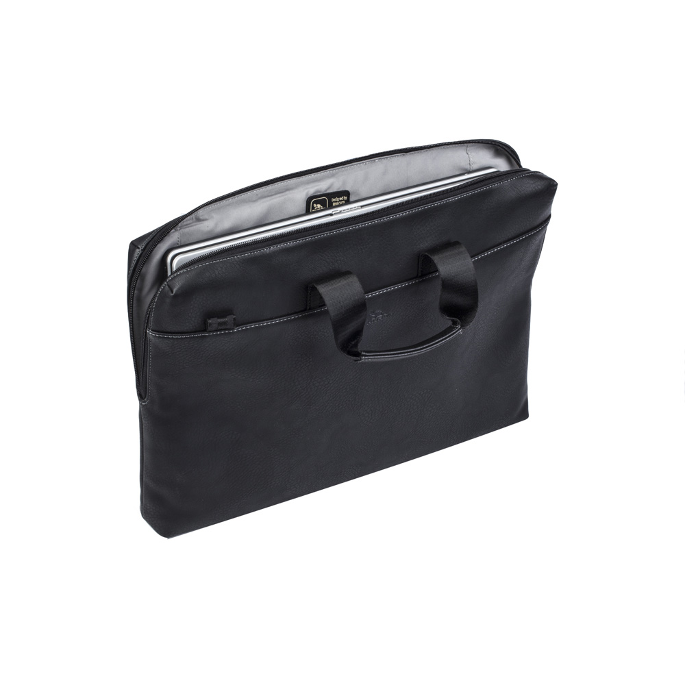 slim leather laptop bag