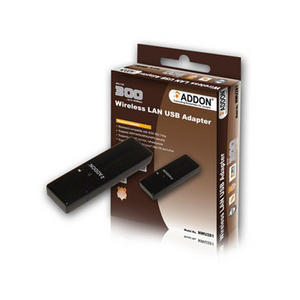 ADDON TECHNOLOGY 11N 300Mbps Wireless USB Adapter NWU281 Preview