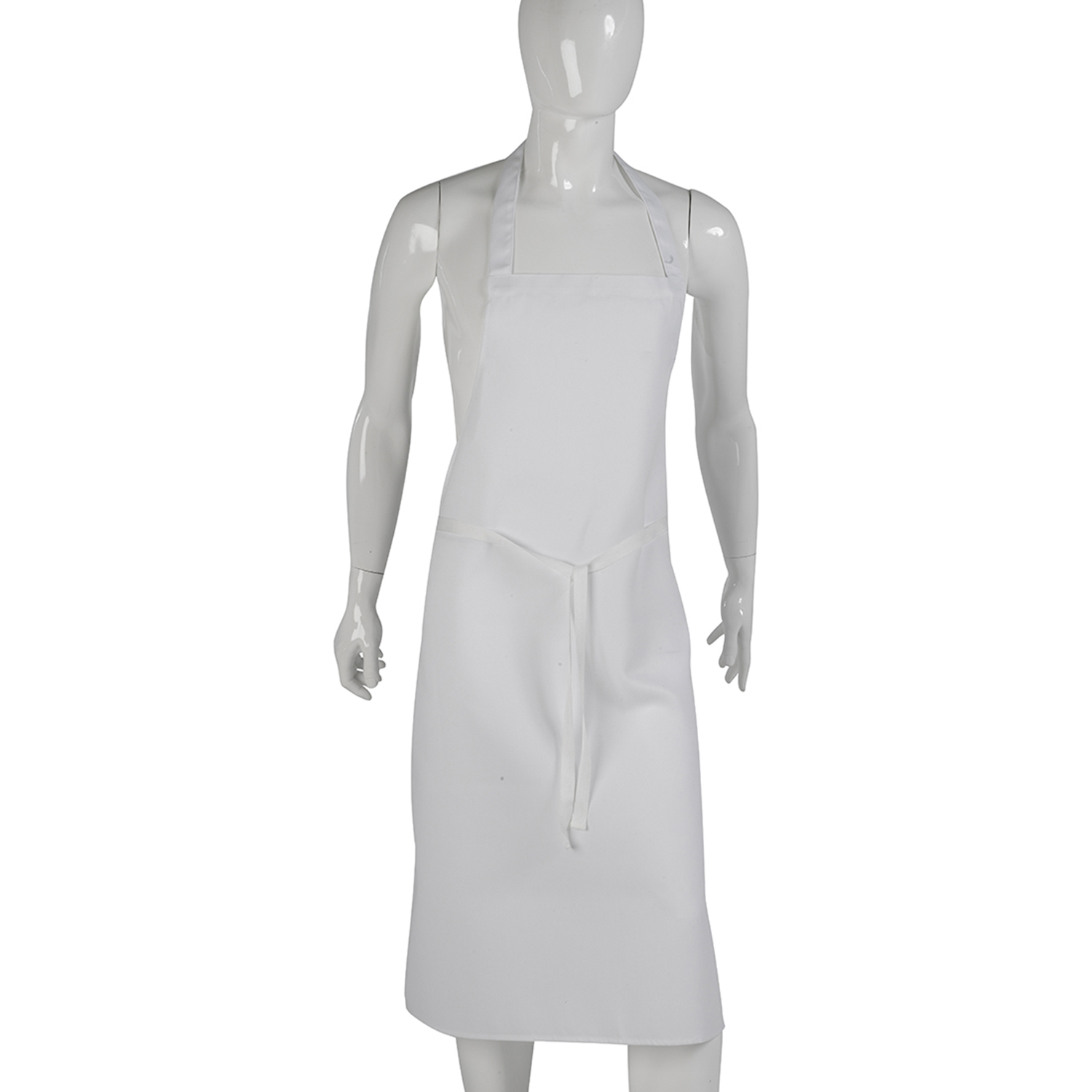 Full Plain White Aprons Professional Chefs Waiters Restaurant Cooks 100