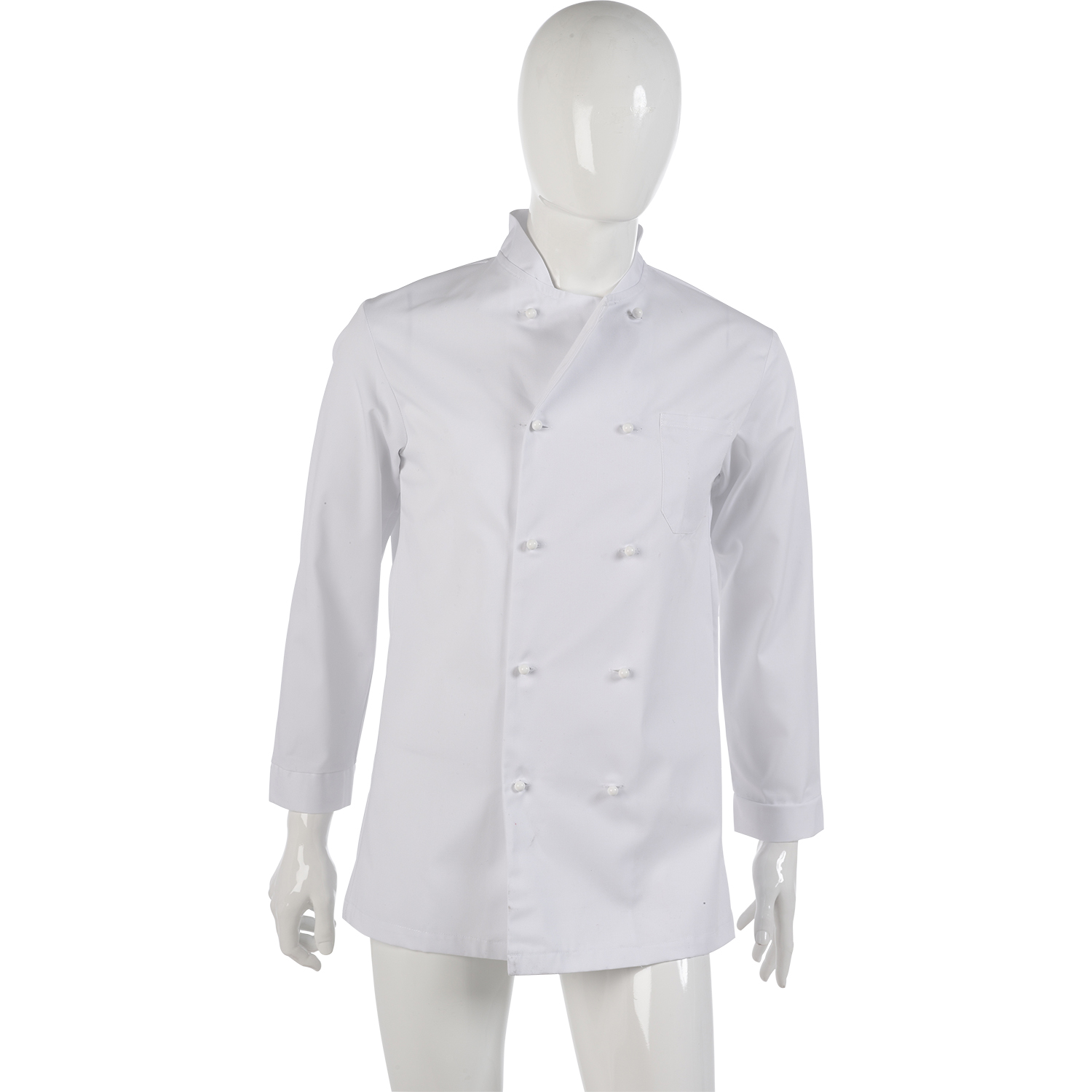Long Sleeved Chefs Dentist Jacket Polycotton Healthcare Button Up Shirt