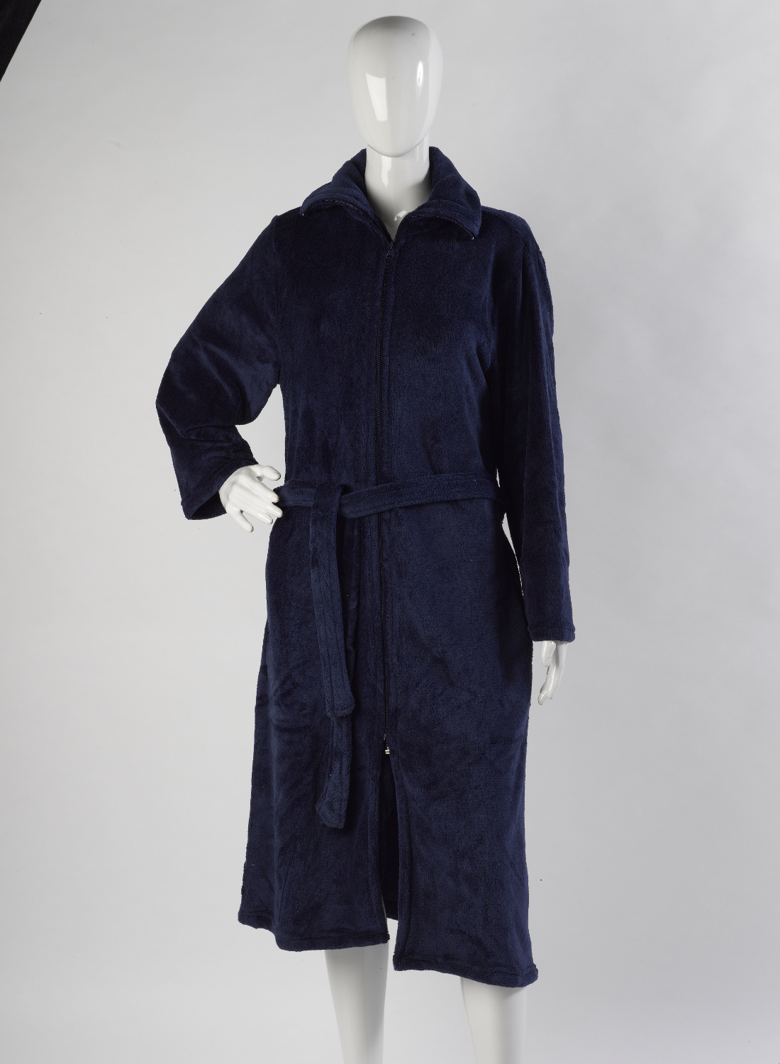 Womens Luxury Gift Wrapped Zip Bathrobe Ladies Slenderella Fleece