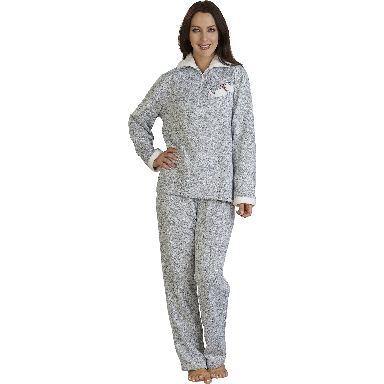 Ladies Scottie Dog Slenderella Loungewear PJs Womens ...