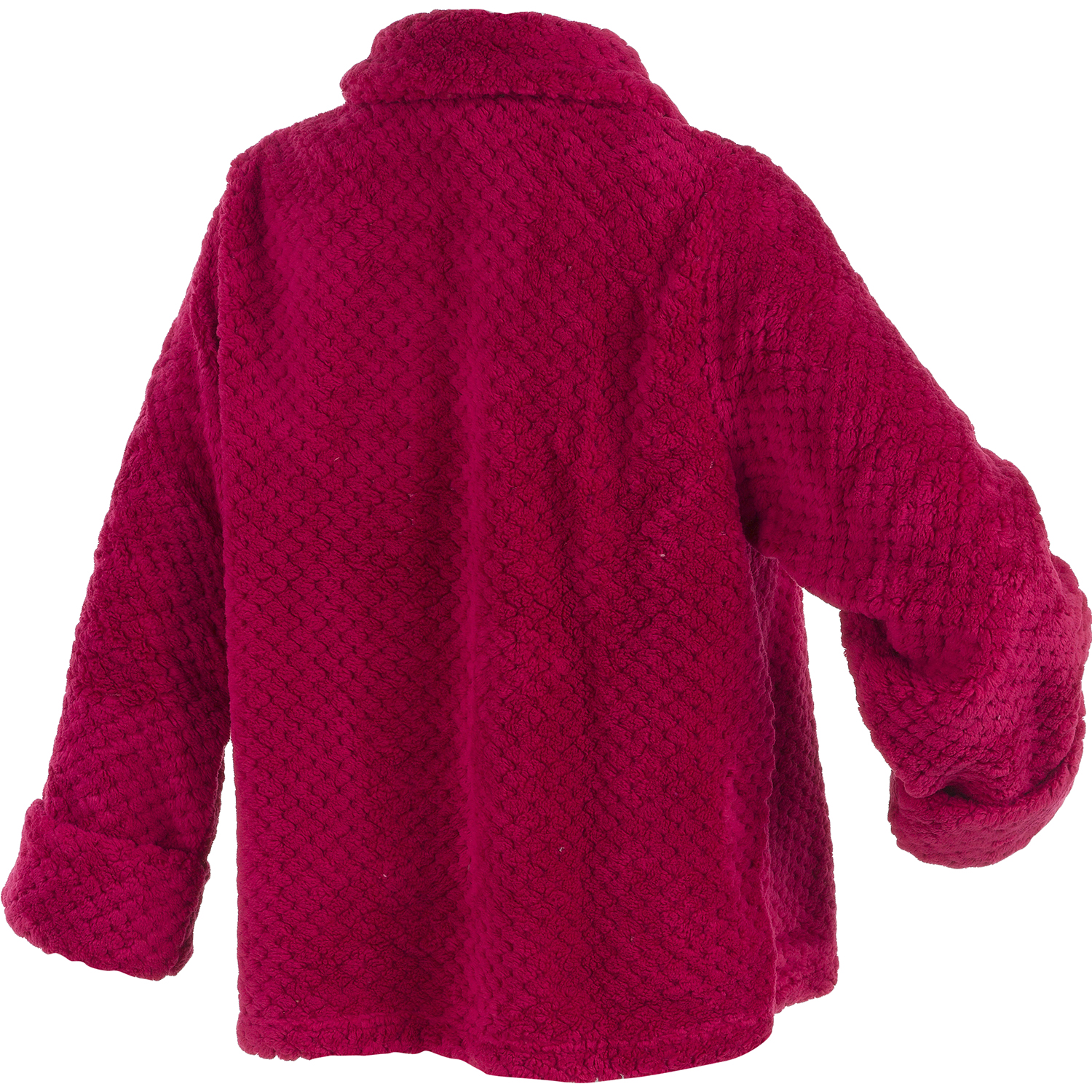 Ladies Slenderella Luxury Soft Waffle Fleece Bed Jacket Button Up House