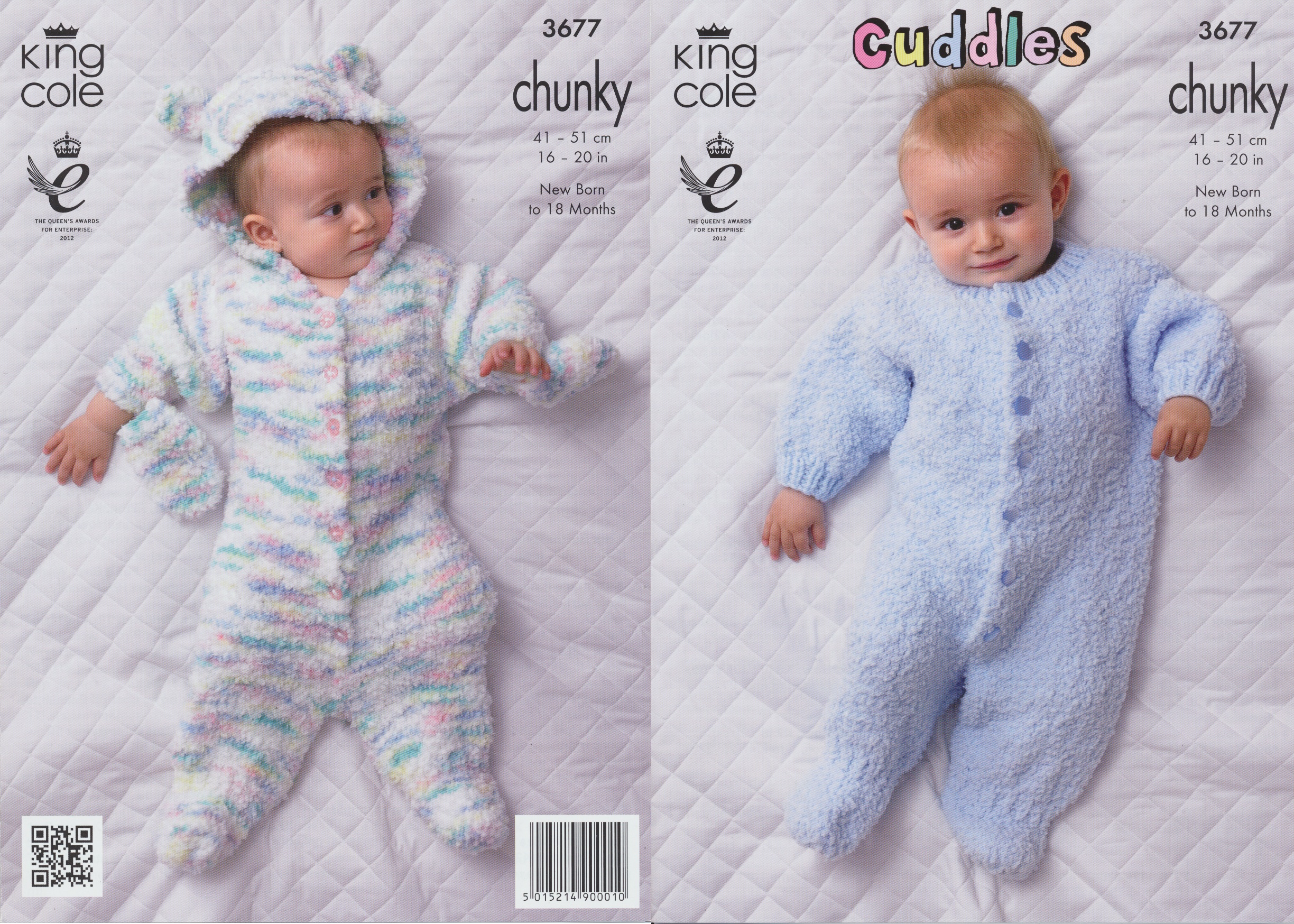 Cuddles Chunky Knitting Pattern King Cole Baby Hooded ...