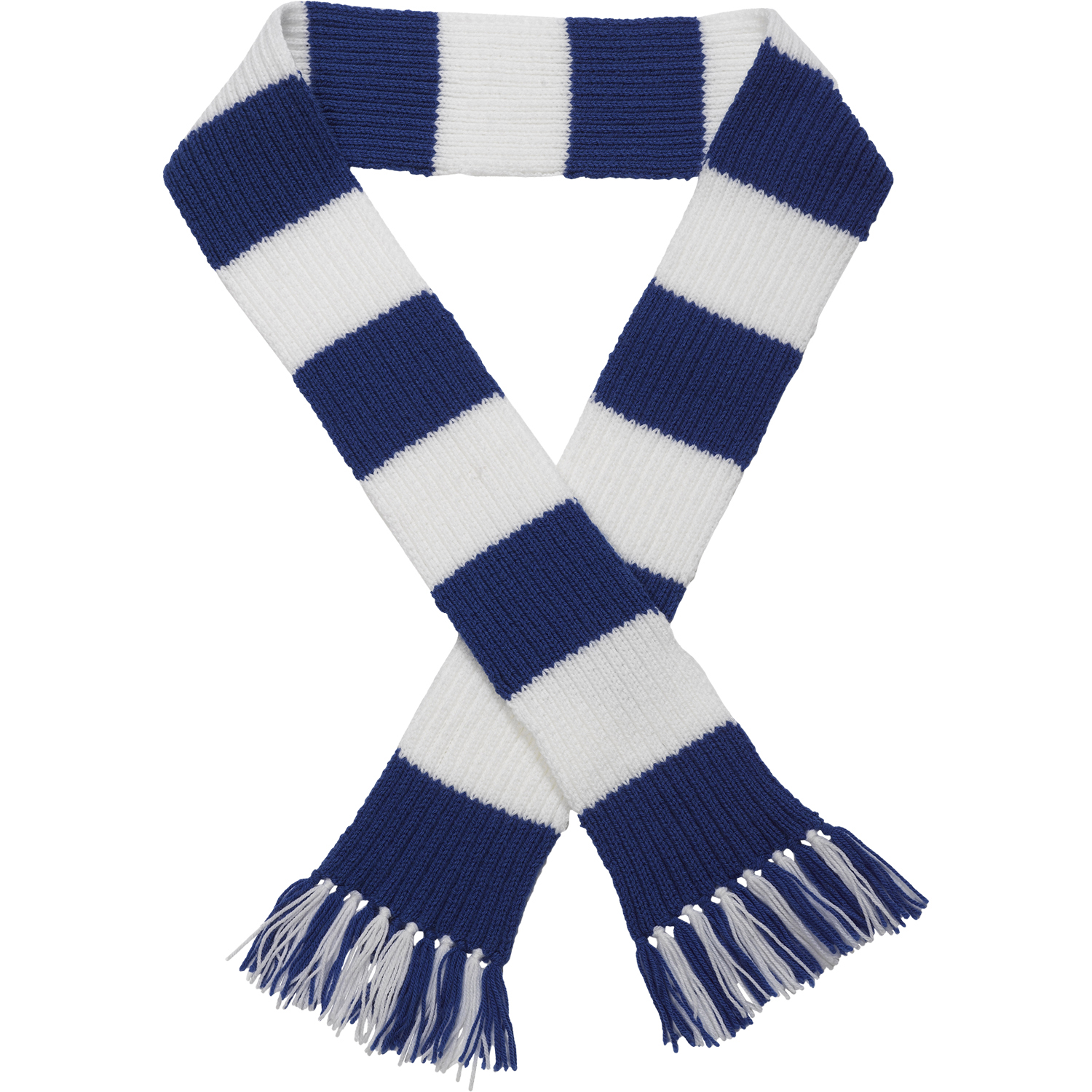 Craft Hobby Knitted Scarf Kit Football & Rugby DK Double Knitting Pattern...