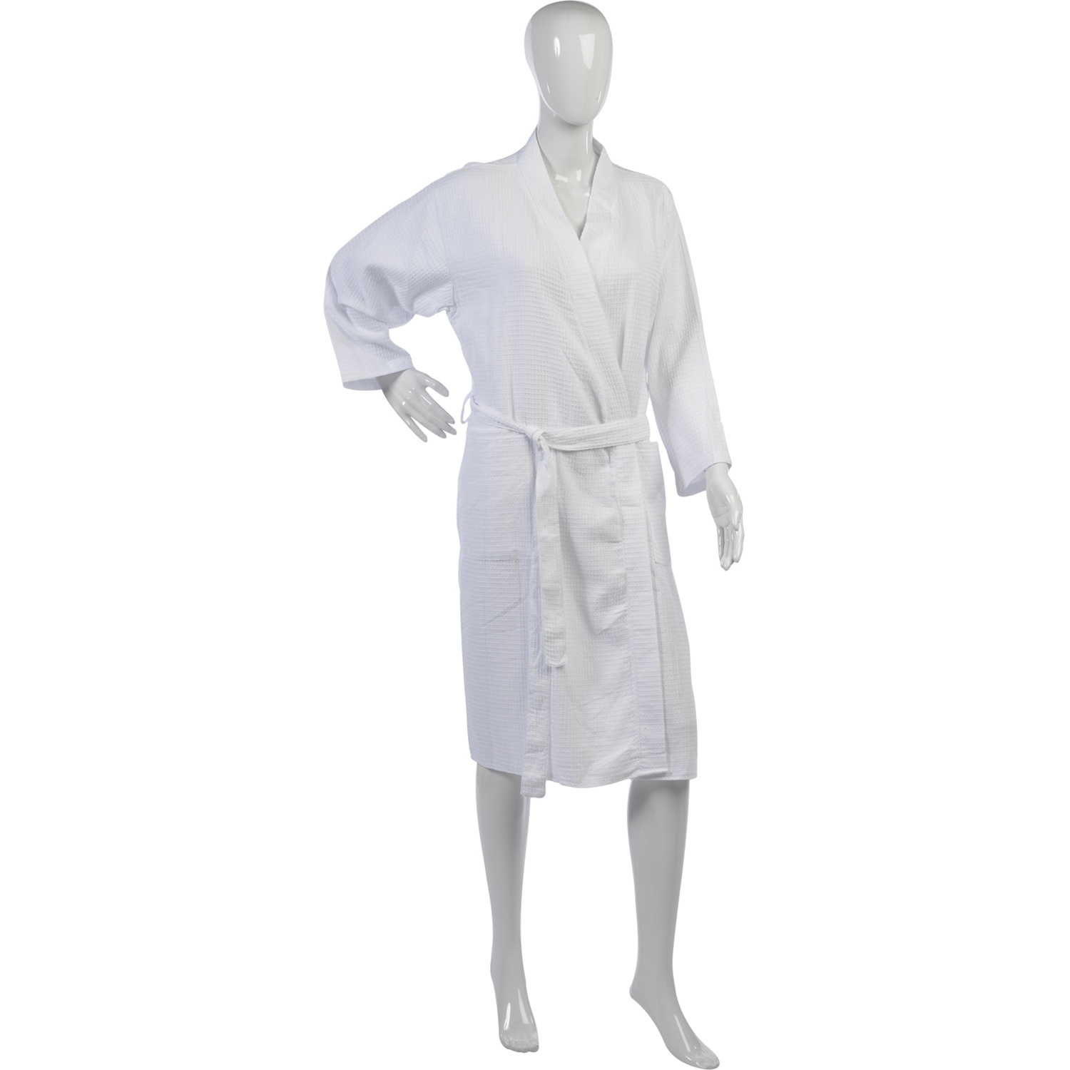 Ladies Lightweight Waffle Dressing Gown S - XL (White) – Mill Outlets