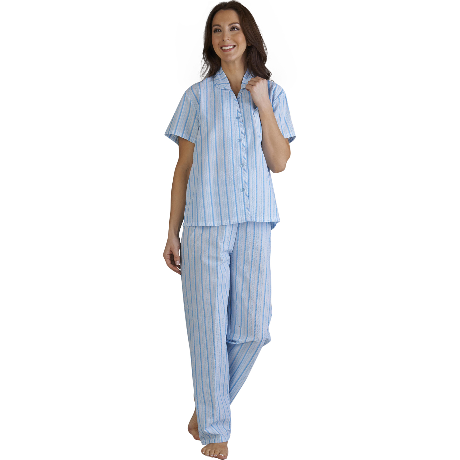 button up ladies pyjamas