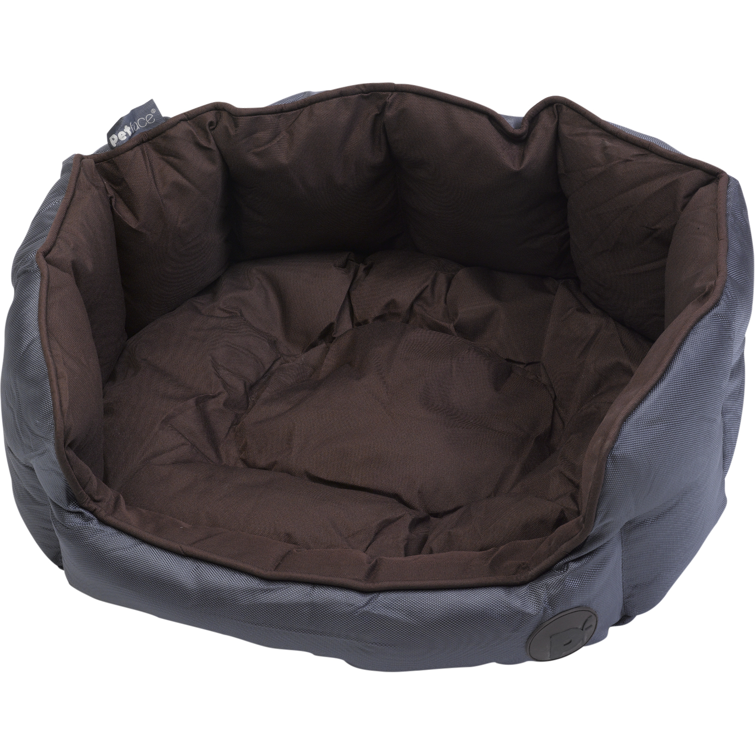 Petface Waterproof Oxford Pet Bed Puppy Dog Luxury Oval or Square