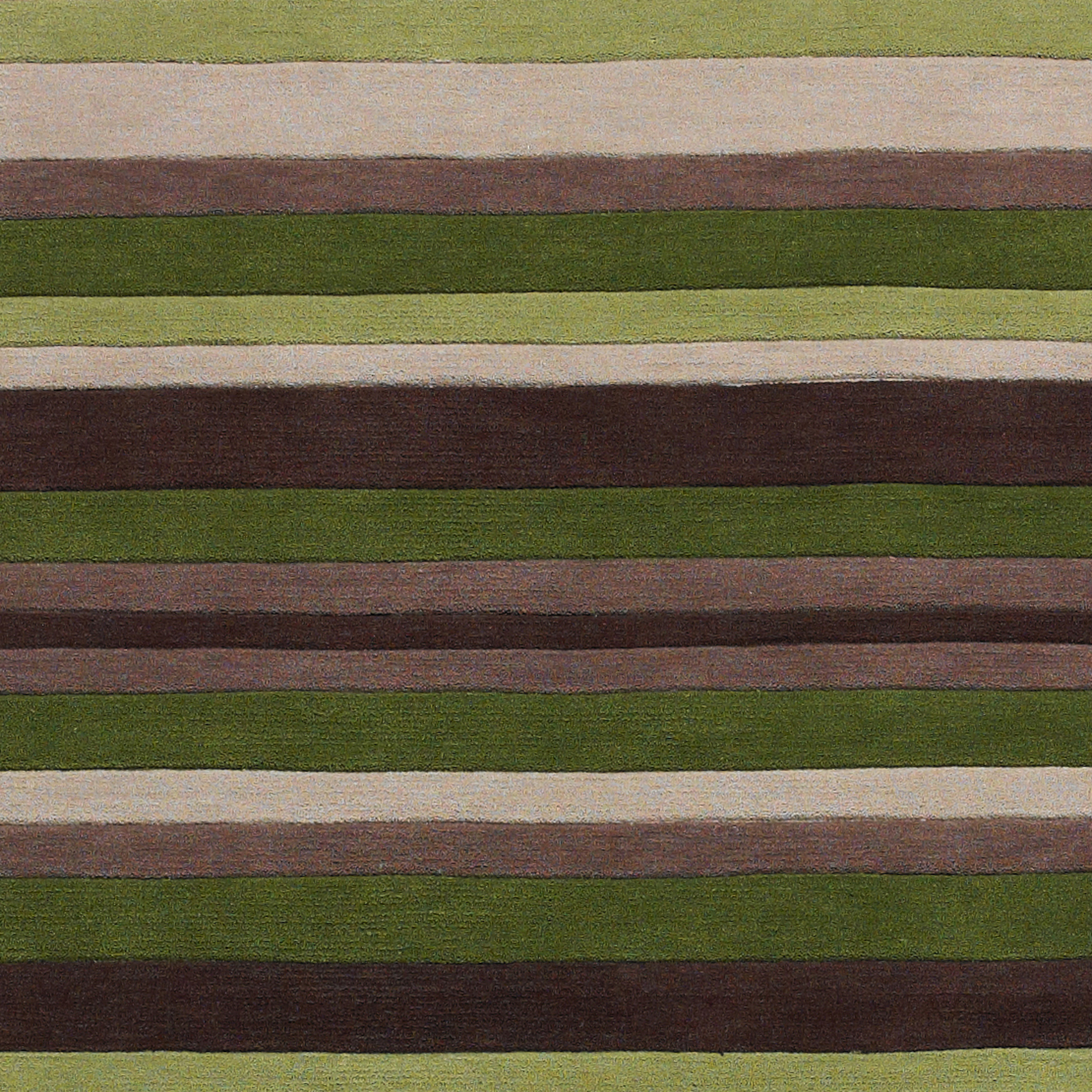 Green Striped 100 Acrylic Rug Large Hand Tufted Hong Kong Mat Modern