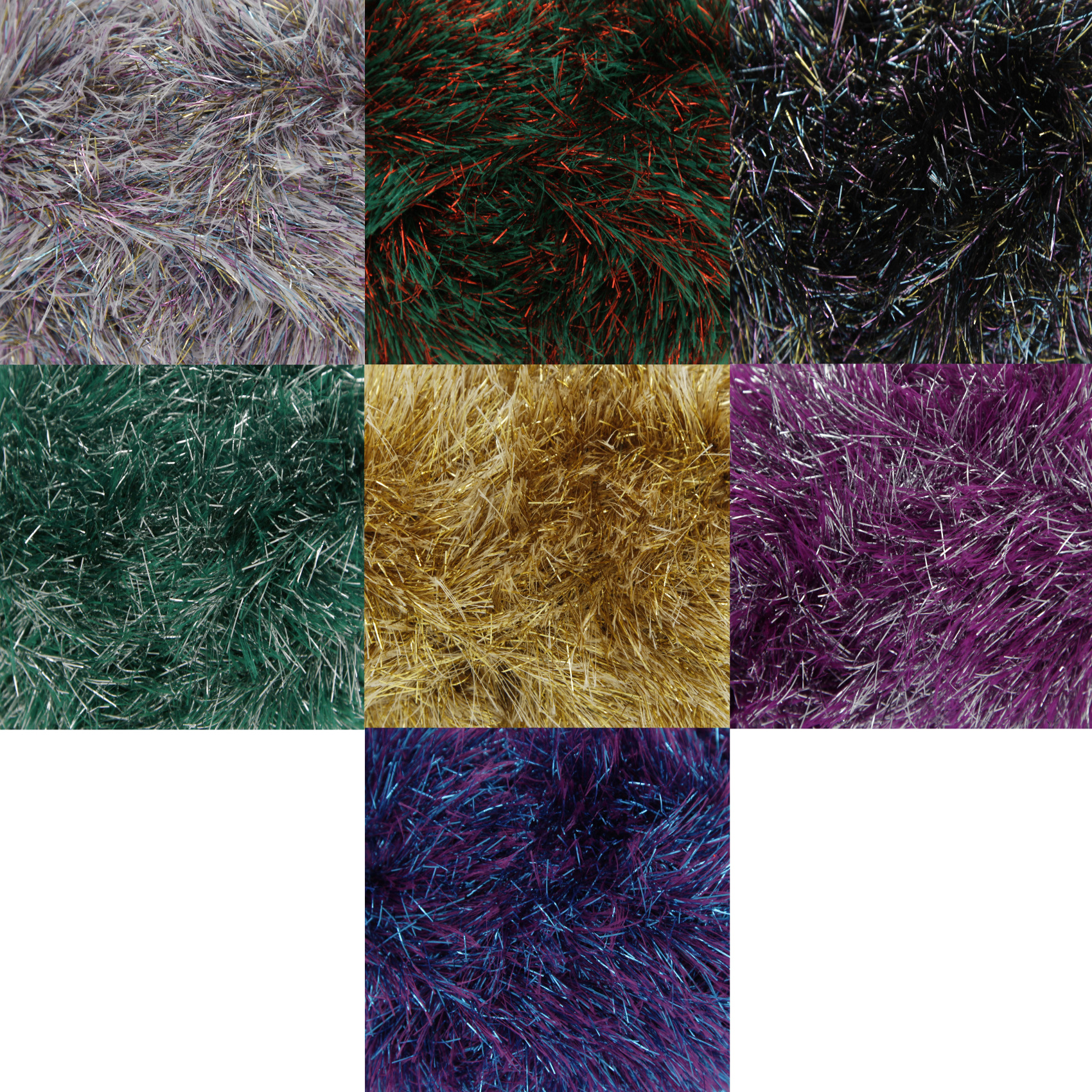 50g King Cole Tinsel Chunky Two Tone Knitting Yarn Festive Craft Wool & P...
