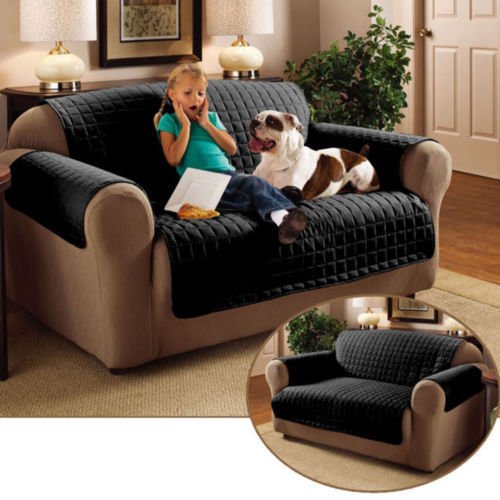 Hydrofuge Canapé Chaise Housse Matelassé Microfibre Meubles Protecteur Throw
