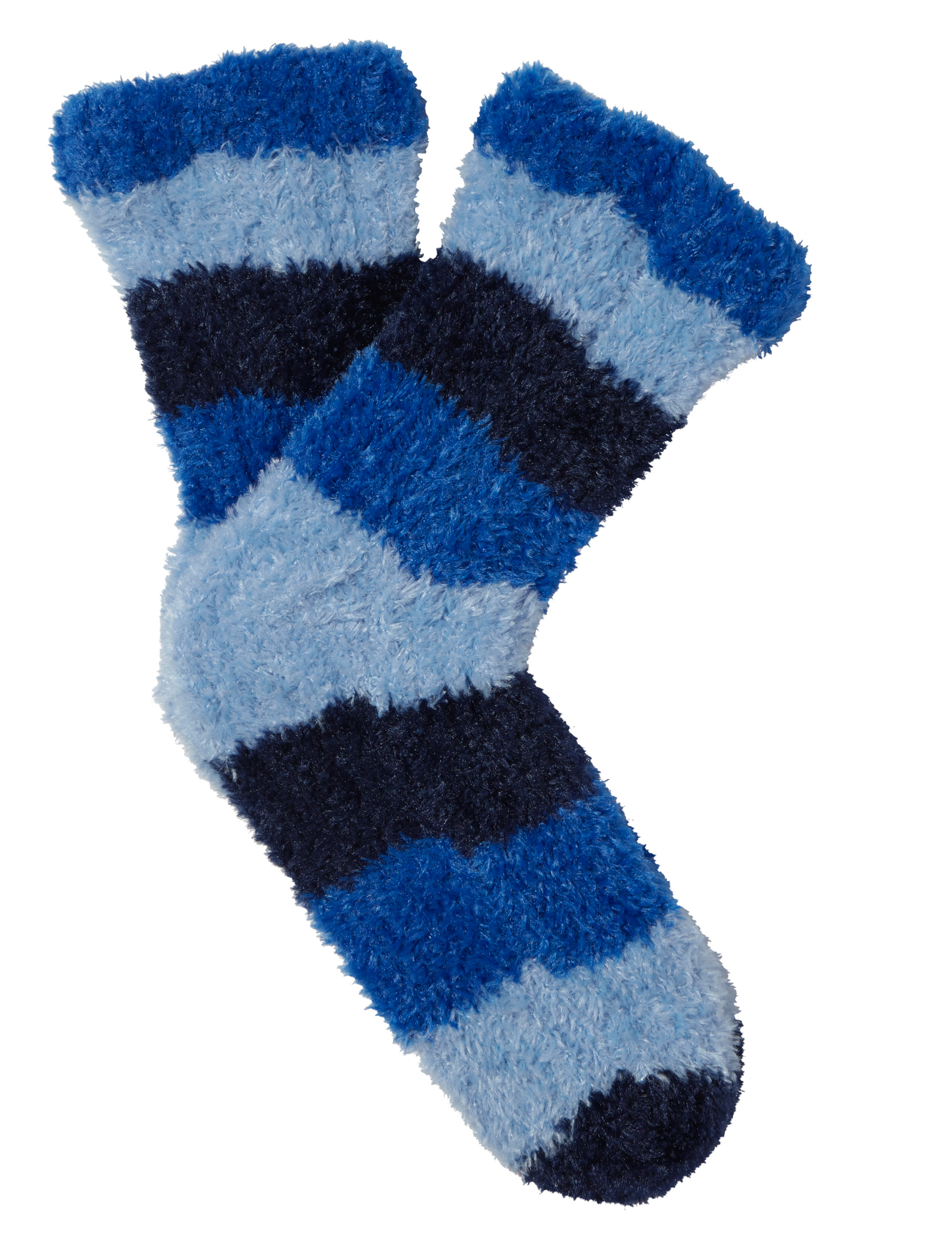 Womens Cosy Soft Fleece Bed Socks Slenderella Striped Fluffy Loungewear One S...