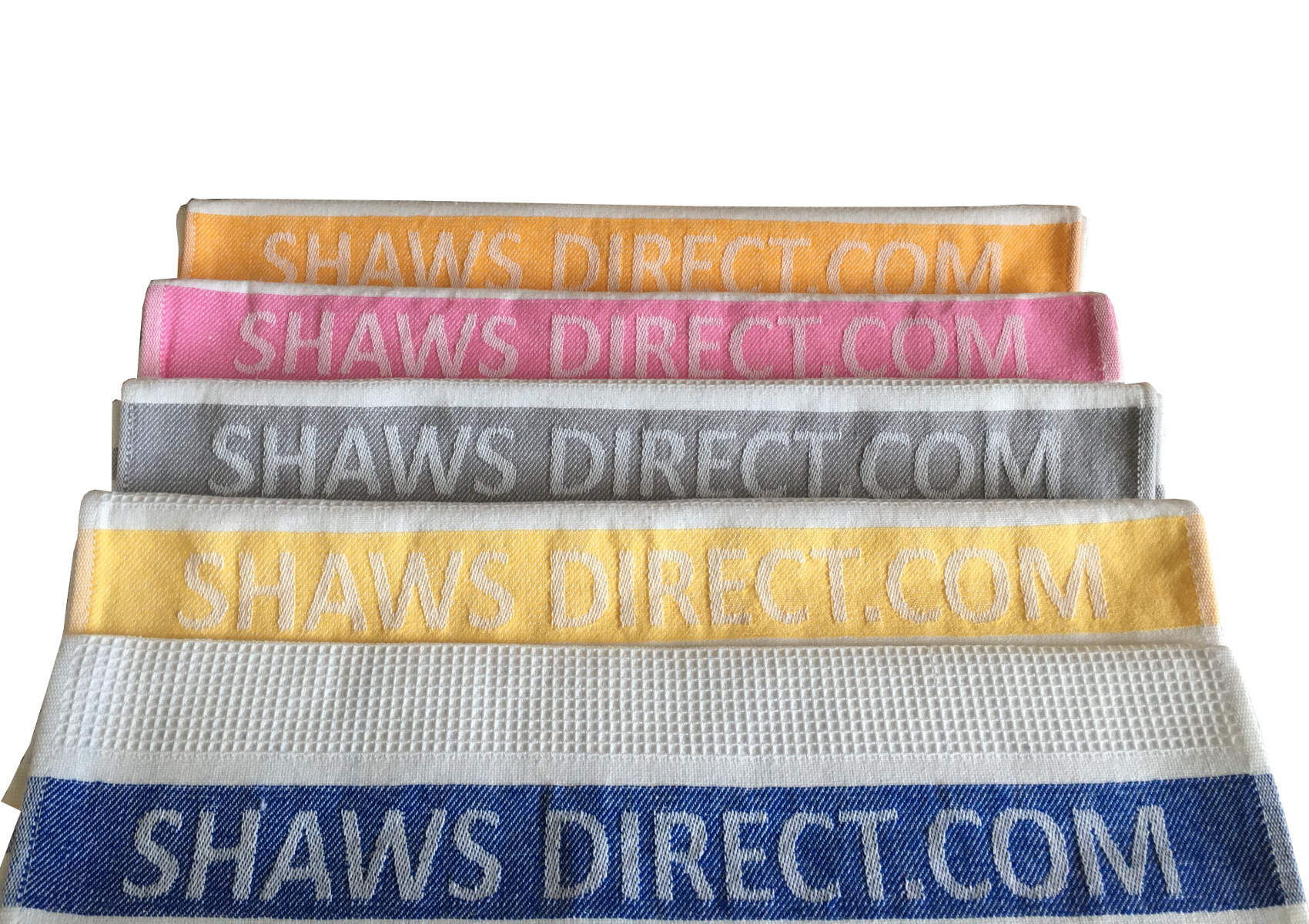 Shaws Direct Pack of 60 Dishcloths 14" x 15" (12 of each Colour