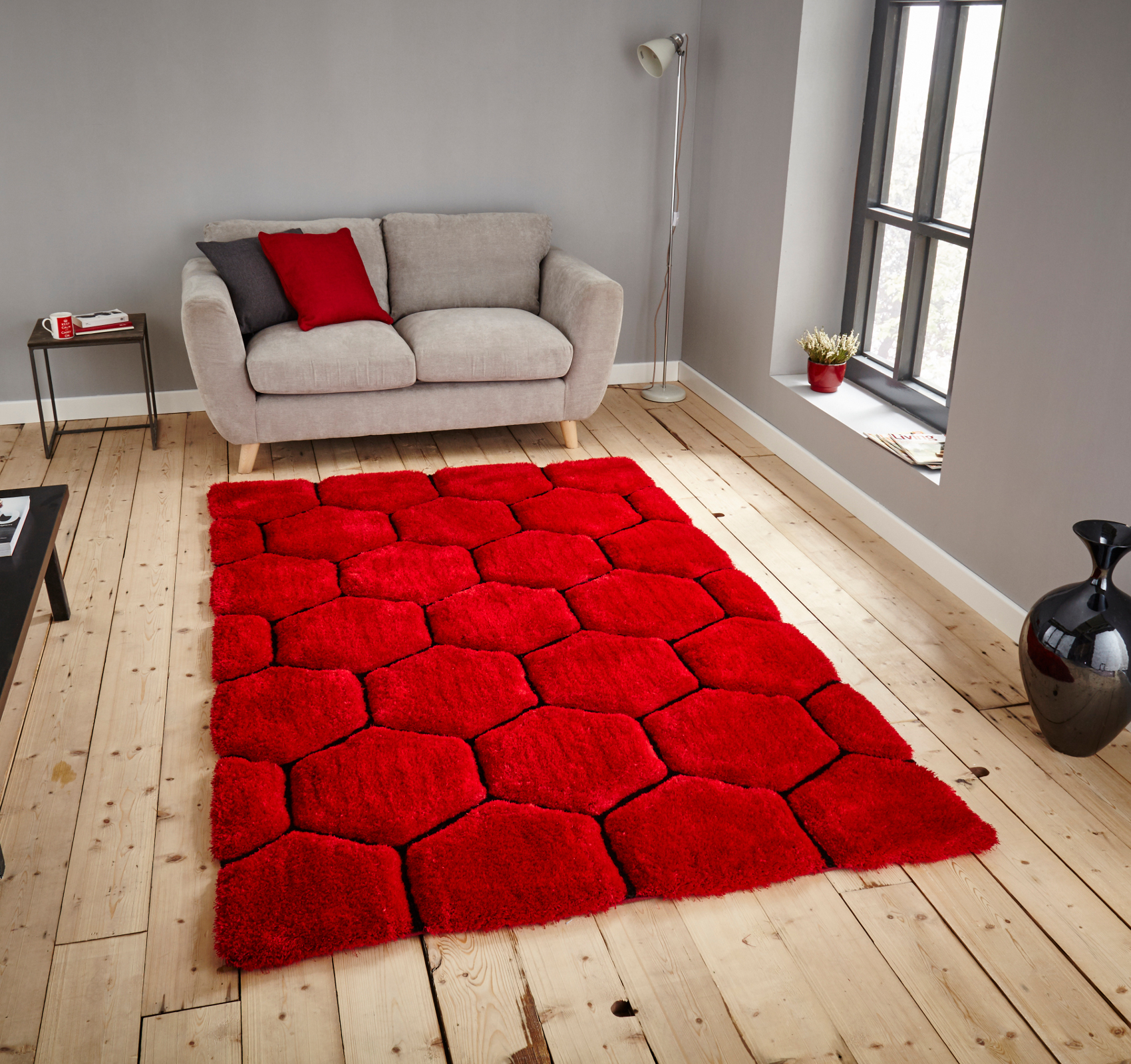Super Soft Rug Area Ideas Le House Hand Carved Honeycomb Gy Rug Super Soft Hexagon