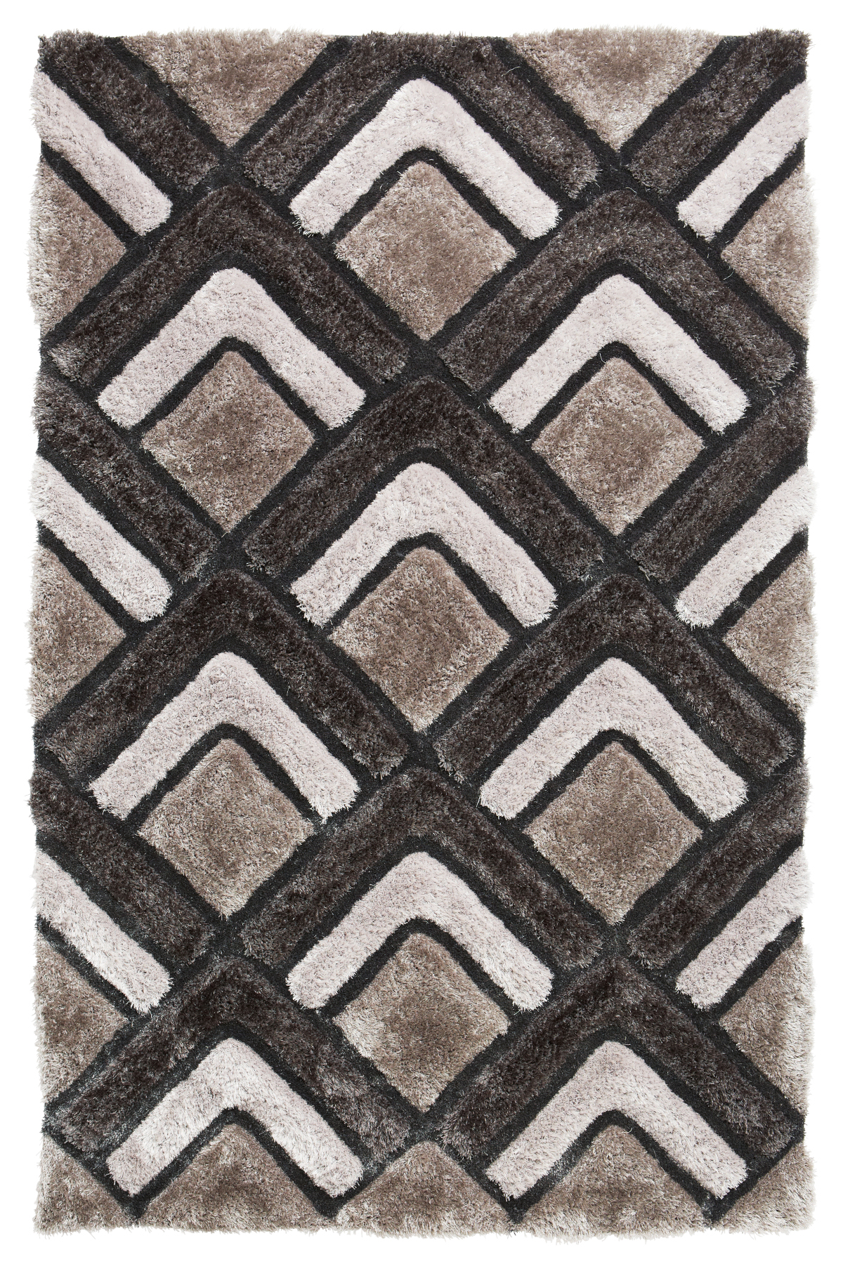 Silver Chevron Rug Gy Pile Le House Soft Hand Tufted Mat Silver Chevron Rug Gy Pile Le House