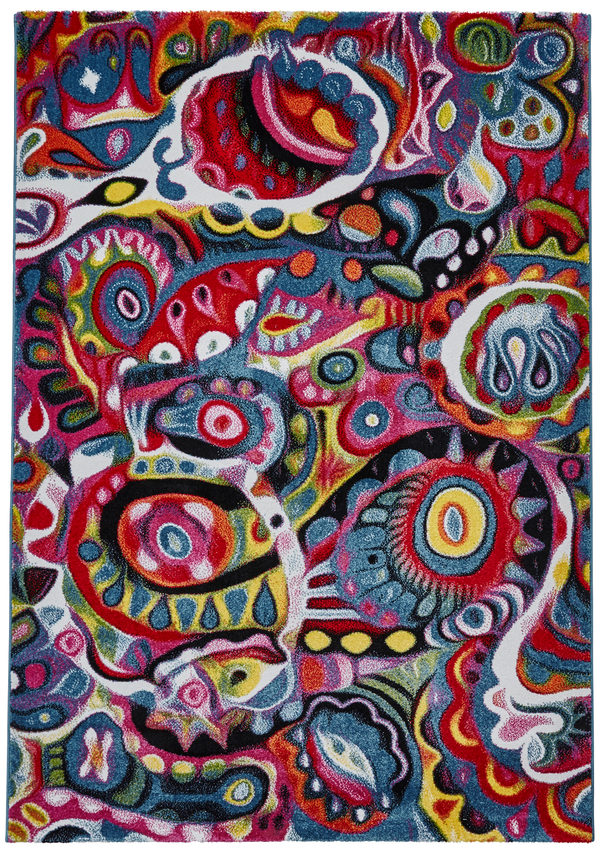 Vibrant Modern Sunrise Rug Bright Multi Coloured Floor Mat Home Vibrant Modern Sunrise Rug Bright Multi Coloured Floor