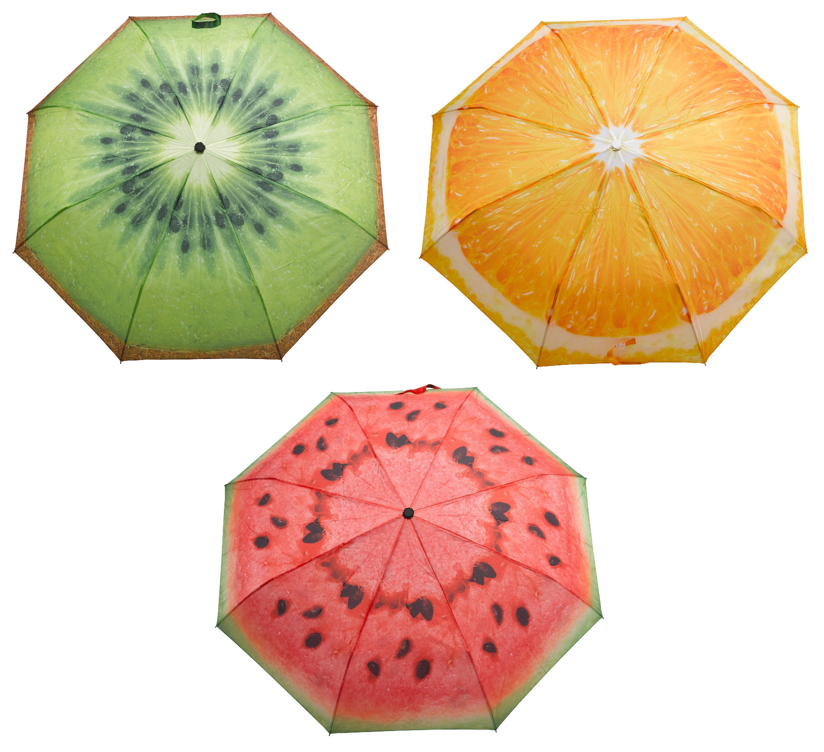 Fallen Fruits Folding Compact Fruit Design Umbrella 98cm Diameter (3