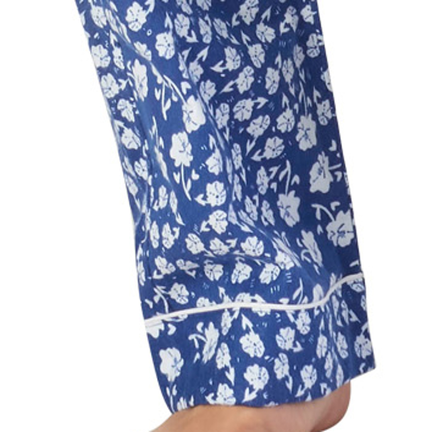 Pyjamas Womens Slenderella Soft Flannel Cotton PJs Set Printed Floral Nightwear