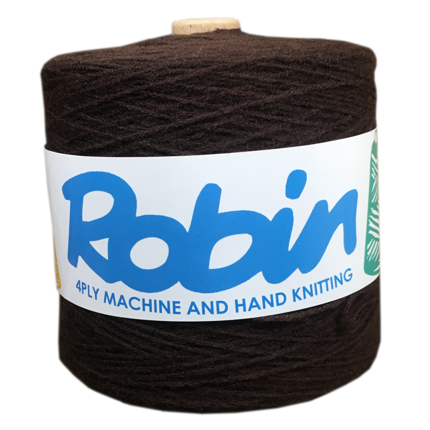 Robin 4 Ply Cone Acrylic Hand or Machine Knitting Yarn 500g (Various