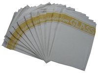 View Item Linen Union Glass Cloths Pack of 12 (White/Yellow)