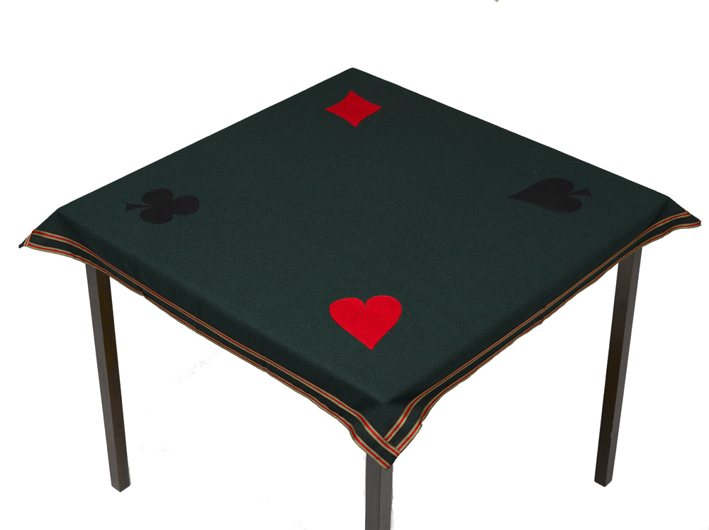 Bridge Baize Wool Card Tablecloth Green 36" 91cm Square eBay