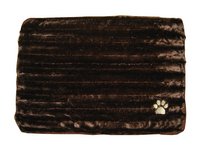 View Item Brown Soft Faux Fur Pet Bed (Medium)