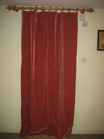 View Item Velour Door Curtain Dusky Pink (66 x 84in)