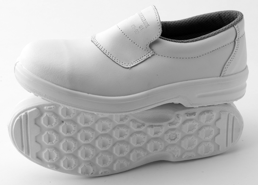 White Chefs Shoes Slip On Catering Safety Work Mules 7 eBay