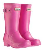 View Item Hunter Wellington Boots Junior Sizes (Fuchsia Pink)