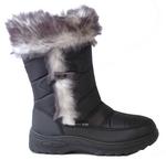View Item Valmorel Zip Up Winter Snow Boots (Black)