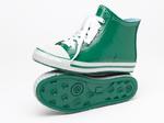 Dinger Boots Baseball Style Wellingtons - Funky Wellies Low (Green)