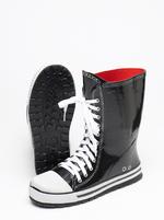 View Item Kid's Dinger Boots Baseball Style Wellingtons - Kid's Wellies (Black)